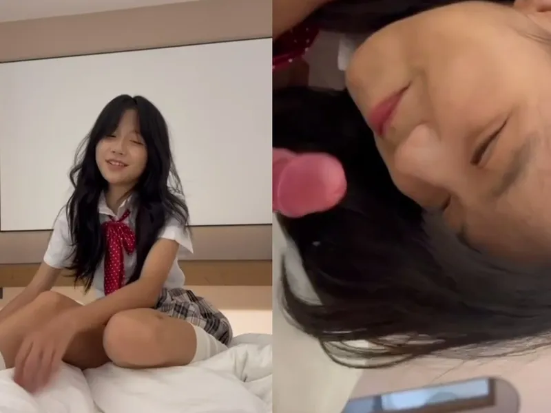 Em loli dễ thương liếm của quý biến em thành con em đĩ dam dang p1